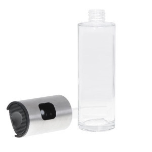 Konyhai olaj- és ecetpermetező spray, rozsdamentes acél és üveg, 100 ml
