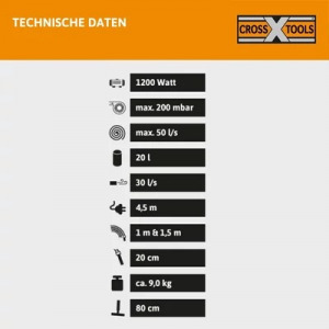 NTAS 4-1 univerzális nedves-, száraz- és hamuporszívó, fúvó funkcióval