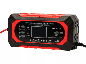 Automatikus egyenirányító akkumulátortöltő 12V/10A - 24V/5A