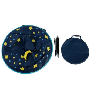 Palota formájú gyermek játszóház, kék