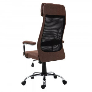 Relax ergonomikus főnöki forgószék - irodai szék - 03 - barna
