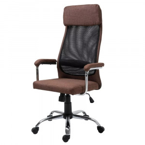 Relax ergonomikus főnöki forgószék - irodai szék - 03 - barna