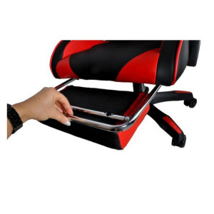 Gamer szék - fekete és piros Dunmoon