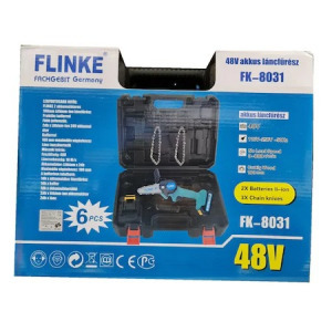 Flinke 48V 2 akkus láncfűrész kofferben