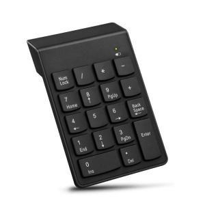 Mini vezeték nélküli numerikus billentyűzet - USB csatlakozóval (BBV)