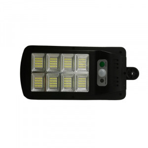 Napelemes SMD LED lámpa mozgásérzékelővel, fali tartókonzollal, 180 W