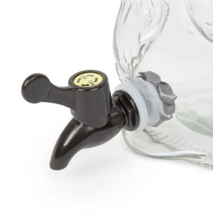 Italadagoló koponya csappal, üveg, 3 liter