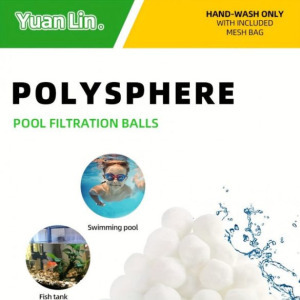 Medenceszűrő golyók mosózsákkal, 500 g