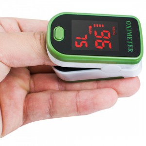 Véroxigénszint mérő, pulzoximéter - LCD kijelzős, oxigén-telítettség (SpO2) és a szívfrekvencia (pulzus) mérése