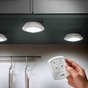 Mini LED világítás készlet távirányítóval / 3 db COB LED panel