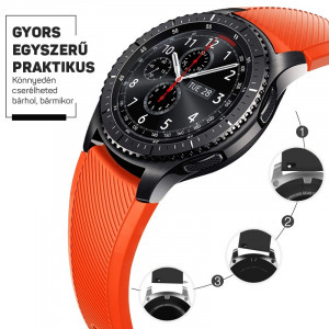 Szilikon óraszíj - okosóra pótszíj 20/22mm