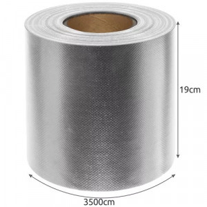 Belátásgátló kerítésszalag, 19cmx35m 630g/m2 szürke