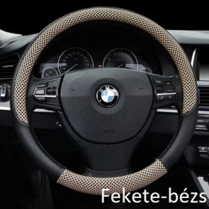 Luxus bőrhatású kormányvédő exkluzív kialakítással