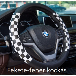 Luxus bőrhatású kormányvédő exkluzív kialakítással