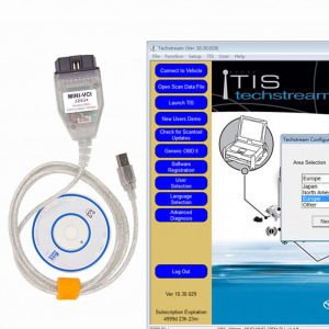 Toyota, Lexus Mini VCI Interface For Tis Techstream J2534 OBD2 autódiagnosztika