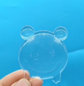 Öntapadós szilikon ajtóütköző (10 db), béka