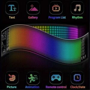 Többnyelvű autó LED matricás Pixel Panel