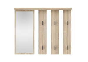 Odell Parma tükrös fogas, 100x81,5x15 cm, sonoma