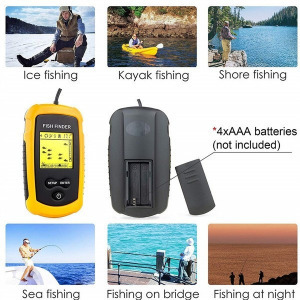 Fish Finder - Hordozható halradar, LCD kijelzővel