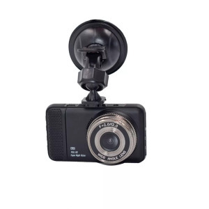 Autós menetrögzítő kamera T-659, Full HD, magyar menü, MicroSD foglalat, fekete