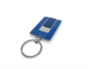 Usb-ről tölthető kulcstartó öngyújtó, 1 db karikával, díszdobozban