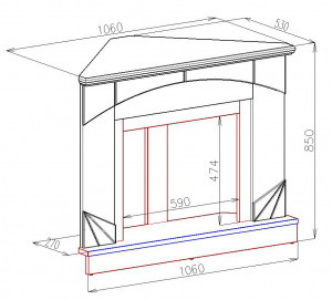 Elektromos kandalló Madeira & Lorance