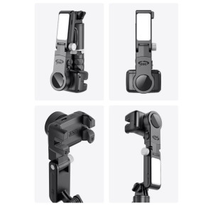 Mobiltelefon képstabilizátor, automata követés, 1 axis gimbal, vakus tripod