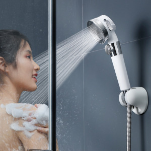Víztakarékos zuhanyfej - ezüst