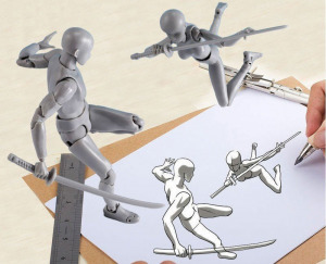 Modellbábu rajzoláshoz, nő