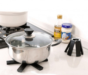 Hőálló, összecsukható, csúszásmentes serpenyő és edényalátét