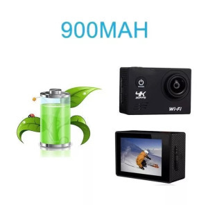 Sportkamera, WiFi-s, 12MP, FullHD, 30m-ig vízálló, A+ 170°, ezüst