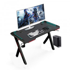 Apollon R5 Beépített ledes gamer asztal 140cmx60cmx73cm