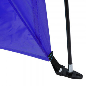 Félsátor kék színben, 2*2,1*1,1m