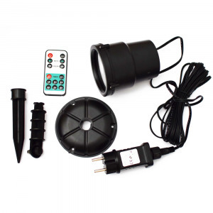 Lézeres dekorvilágítás kültérre/távirányítóval vezérelhető, leszúrható