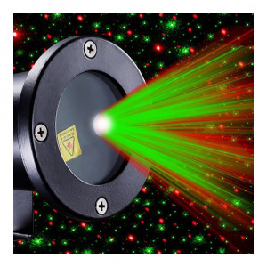 Lézeres dekorvilágítás kültérre/távirányítóval vezérelhető, leszúrható