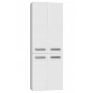 Drohmo 2K DD fürdőszoba szekrény, 60x174x30 cm, fehér