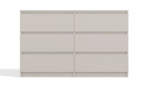 Kahsar M6 120 fiókos szekrény, 120x75x30 cm, kasmír