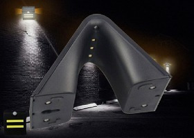 Smart led napelemes falra szerelhető mozgásérzékelős lámpa