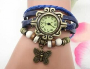 Vintage női karkötő óra választható színben