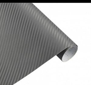 Karbon fólia, autófólia (127 x 15 cm) - szürke
