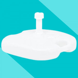 Műanyag napernyőtalp - tartóláb homokkal vagy vízzel tölthető /45x45cm