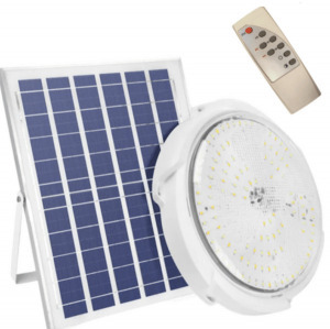 THO napelemes kör alakú vízálló kültéri veranda mennyezeti lámpa