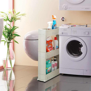 Helytakarékos gurulós tároló