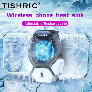 Univerzális okostelefon hűtő, RGB, gyorshűtés, könnyen hordozható, fekete