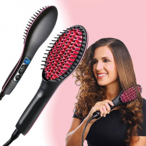 Elektromos hajkefe - hajegyenesítő fésű