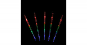 Jégcsap fényfüzér, 8x50cm, 8 részes, színes