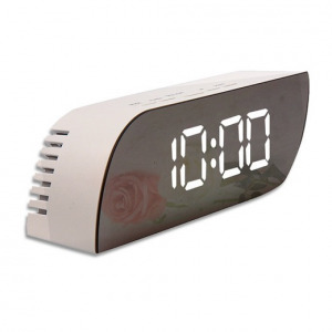 Dizájnos Digitális Tükörkijelzős Ébresztőóra
