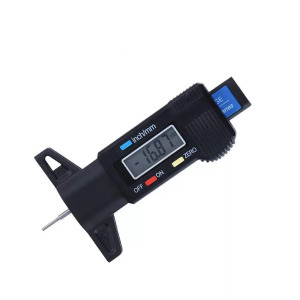 Digitális gumiabroncs profilmélység mérő, 0~25.4mm, LCD kijelző, hordozható