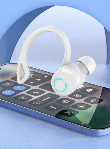 Single Vezeték nélküli sport fejhallgató fehér