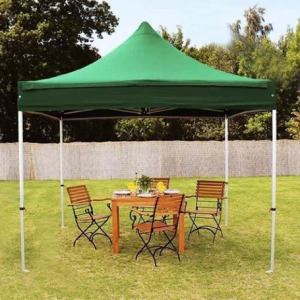 Tetőponyva sörsátorhoz, pavilonhoz, 3x3m-es méretben, zöld